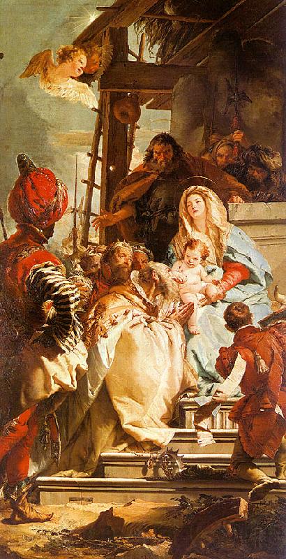 Giovanni Battista Tiepolo Mercury Appearing to Aeneas Spain oil painting art